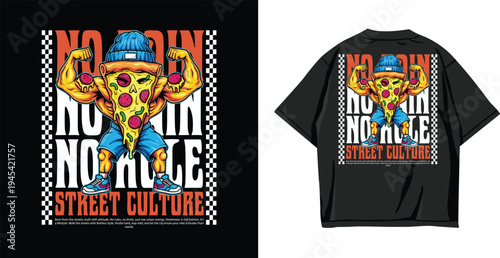 Urban Streetwear Gym T-Shirt Design with Bold Typography and Modern Fitness Street Style