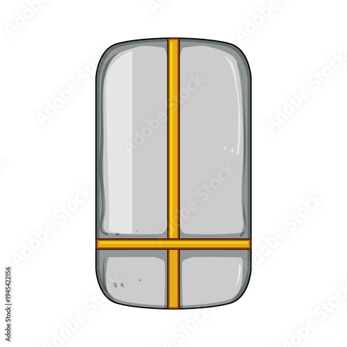 Compression bag showing clear plastic material with yellow straps, a concept representing efficient packing, organization, and maximizing storage space for travel or home use