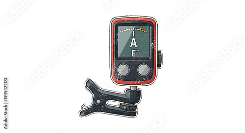 Clip-on Electronic Guitar Tuner