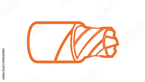 Bandaged Finger with Medical Dressing Applied.