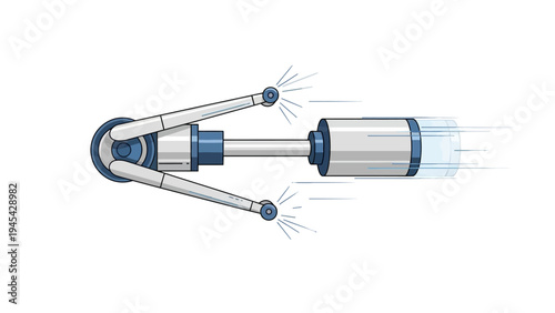 Vacuum Cleaner Illustration Detailed Design.