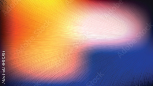 Abstract swirling vortex of vibrant colors radiating from a central point