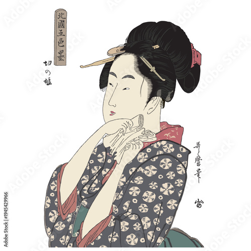 浮世絵師・喜多川歌麿の美人画