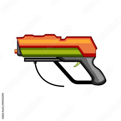 Futuristic toy blaster weapon providing exciting entertainment, playful competition, and active fun for children and adults enjoying recreational games