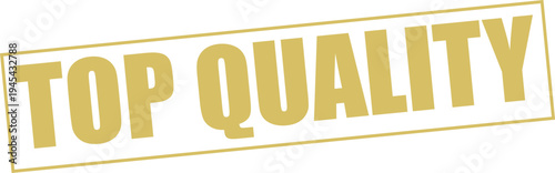Top quality gold stamp with white background