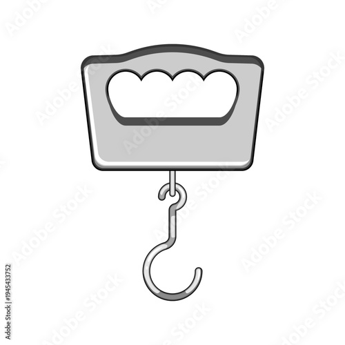 Handheld luggage scale with hook and handle for weighing suitcases before travel, portable and accurate tool to check baggage weight, avoid overweight fees at airport