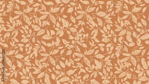 Collection of Various Brown Leaves Pattern.