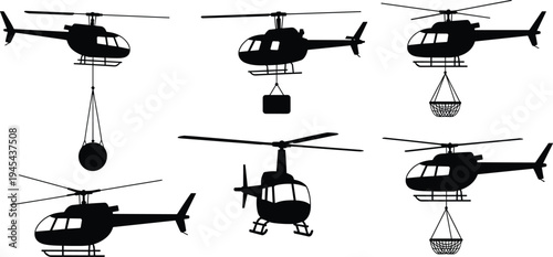 Dental care silhouette set with dentist treating patient, tooth extraction icons, dental tools, oral hygiene symbols, and clinic healthcare vector.