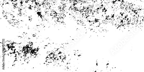 Grunge vintage white and black vector wall distressed dirty noise rust cracked pain background. messy dusty chalk splat dirt rusty noise overlay concrete wall texture background.