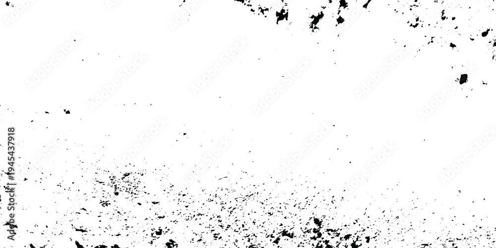 Obraz premium Grunge vintage white and black vector wall distressed dirty noise rust cracked pain background. messy dusty chalk splat dirt rusty noise overlay concrete wall texture background.