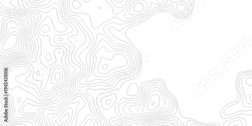 Abstract pattern with lines topographic map background. Topography and geography map grid abstract backdrop. Topographic cartography. Topographic Map. Topographic Relief.