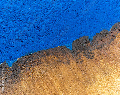 Beautiful bright colorful street art graffiti background. Abstract creative spray drawing fashion colors on the walls of the city. Urban Culture gradient texture, copyspace backdrop