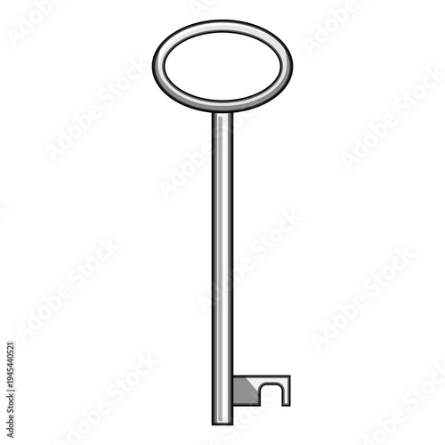 Skeleton key representing security, mystery, and opportunity, offering a conceptual symbol for solutions, access, and unlocking possibilities in business and everyday life