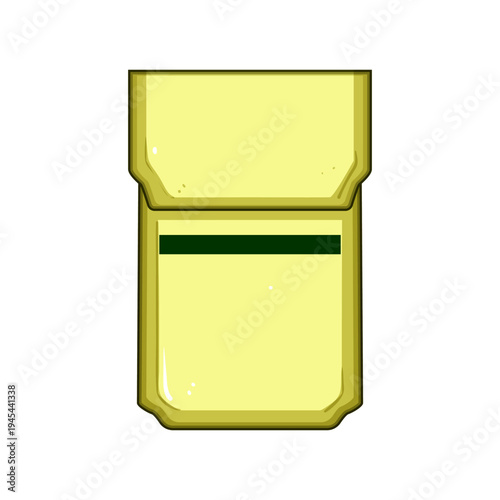 Travel wallet illustration presenting a secure way for travelers to organize and carry identification, documents, and currency, emphasizing safety and convenience