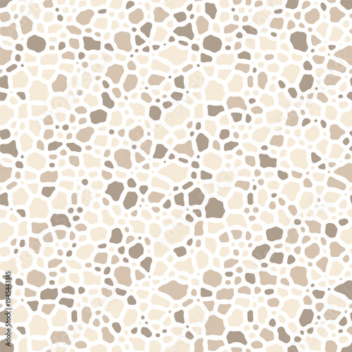 Vector seamless pattern. Modern stylish texture. Smooth natural elements. Repeating abstract tileable background. Scattered organic shapes. Versatile simplistic surface design.