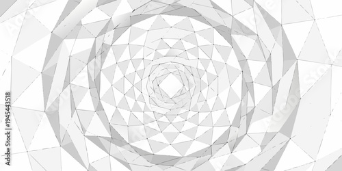 Abstract geometric pattern resembling a swirling vortex or tunnel