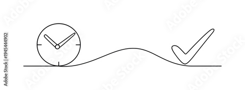 Focused time management and structured productivity in a calm modern work routine where an individual organizes priorities and maintains clear daily focus on meaningful tasks, a simple clock