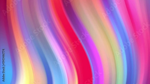 Abstract dye color gradient background with liquid style waves featured purple, turquoise, pink, glow white. Seamless looping video