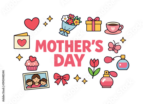 Mothers Day celebration honoring mothers and maternal figures through gratitude, love and thoughtful family appreciation moments shared with children and loved ones. MOTHERS DAY central