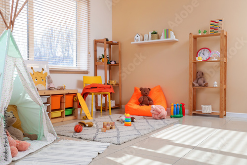 Interior of children's play...