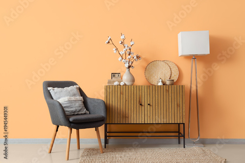Interior of living room wit...