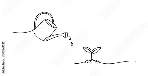 Gardening as a peaceful hobby and slow living activity in a balanced lifestyle where individuals nurture plants and enjoy quiet time caring for small home gardens and green spaces, a simple