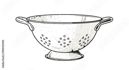 Vintage Metal Colander