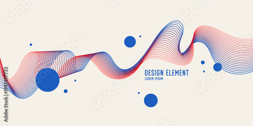Abstract background for design. A template for advertising in a modern style. Stylish illustration for the poster. Trendy stylish graphics.