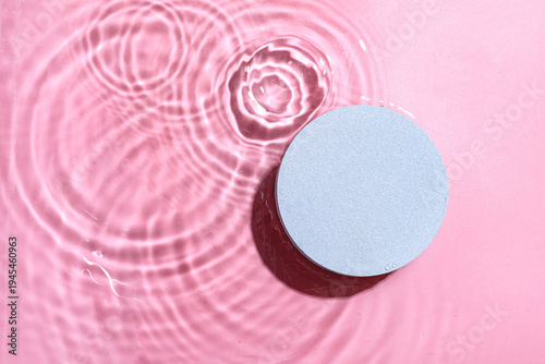 Abstract pastel pink water ...