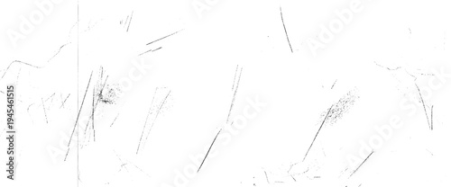 Scratches dust film with damaged ink distress and rustic paper texture. Worn scratch marks with subtle grunge grain dust. Vector vintage cinema noise for photo and noir background.