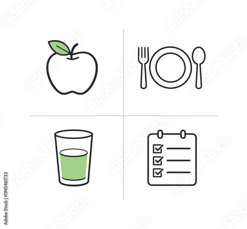 Balanced nutrition and healthy eating habits supporting everyday wellness where individuals select fresh ingredients, prepare balanced meals, maintain hydration, and sustain long term