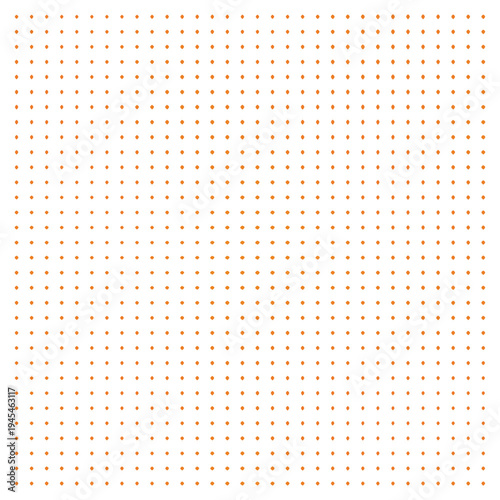 Vector Field Grid of Leaves - Abstract Orange Leaf Grid Art