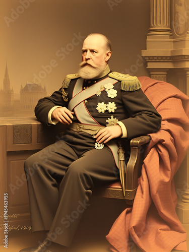 Leopold II - Belgium - Moloc. Date: 1835 - 1909