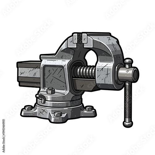 Heavy Duty Metal Bench Vise for Workshop