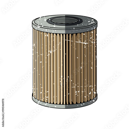 Oil Filter Illustration