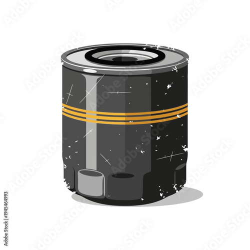 Oil Filter Illustration