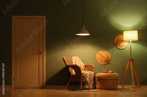 Interior of living room wit...