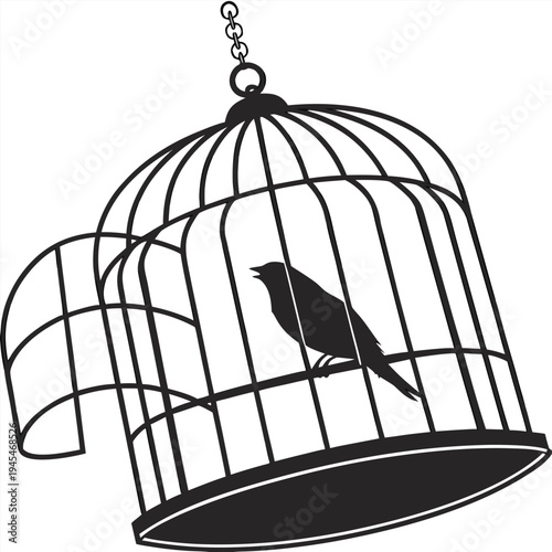 bird in cage