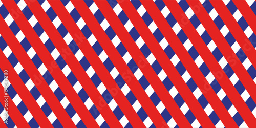 Airmail Envelope frame images with strips. International vintage letter border. Retro air mail postcard with blue and red stripes.  Empty classic postal frame. Vector illustration