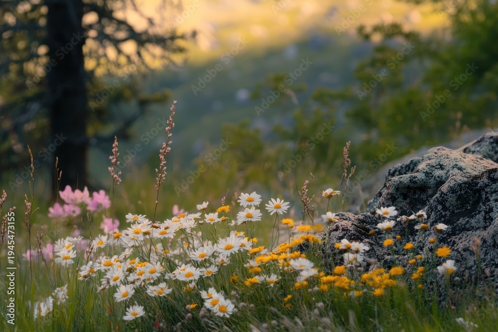 Obraz premium Flowers nature wildflowers spring.
