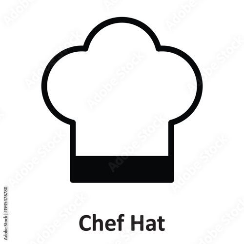Chef Hat Vector Icon which can easily modify or edit