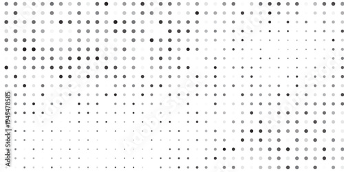 Abstract halftone of randomus. White background. Fintech modern concept