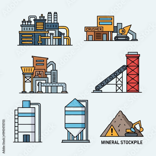 Industrial Plants and Mining Equipment Collection.