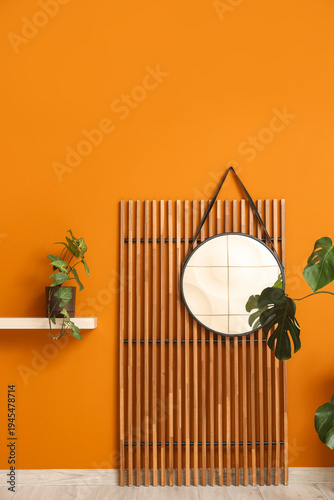 Folding screen, mirror and ...