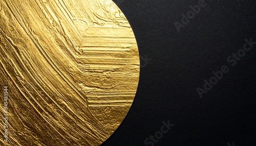 Matériau de fond élégant or et noir, papier peint