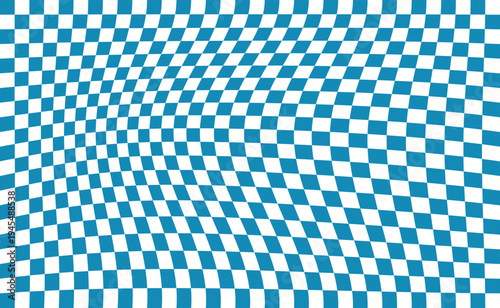 Obraz na płótnie Wavy checkerboard pattern background