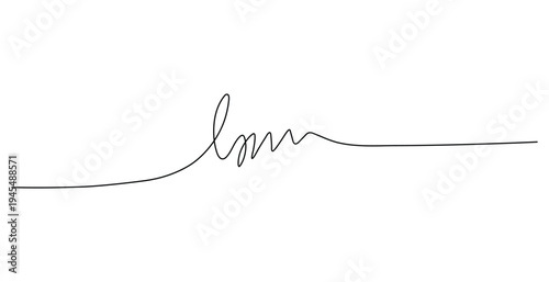 Handwritten signature of the letters and cursive script style with a trailing line