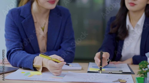 A team of computer business professionals in an office company.