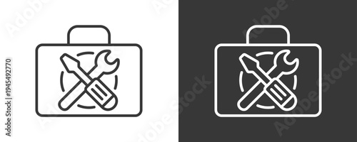 Tools Icon Set Vector Collection Isolated In Black And White