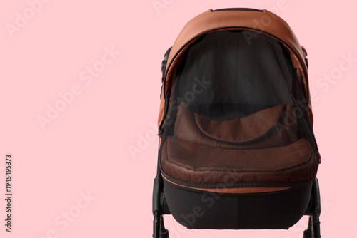 Modern baby stroller on pin...